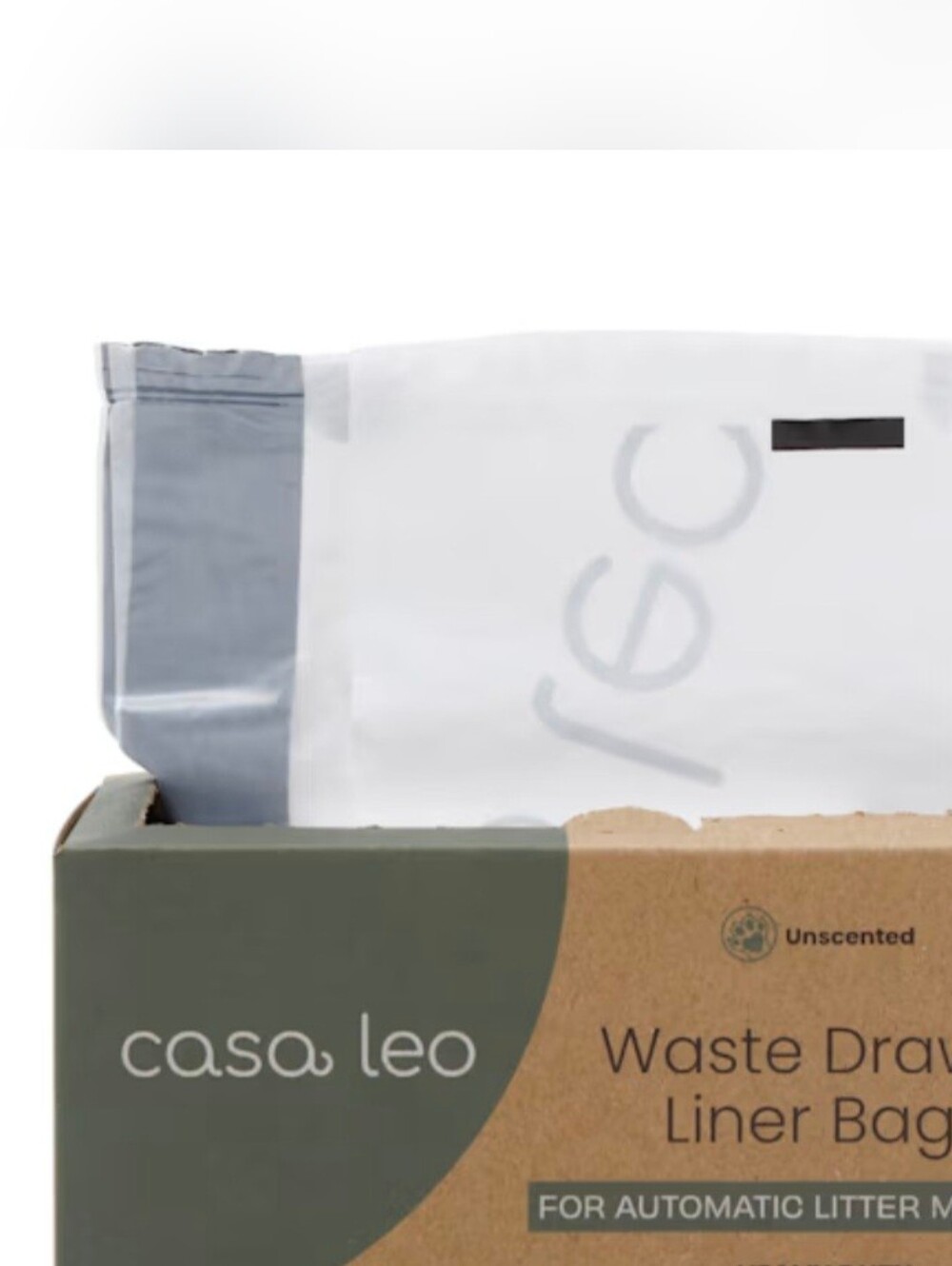 Unscented Waste Drawer Liner Bags - White (25 ct)